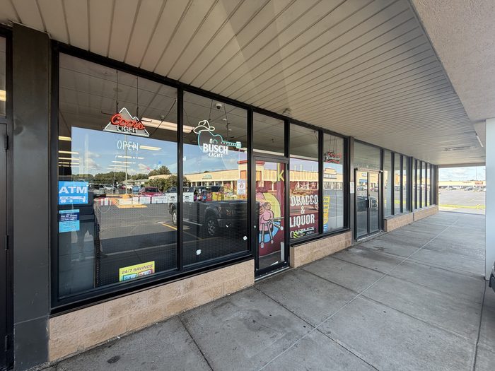 Commercial retail storefront cleaned by Blues Corporations, Quad Cities
