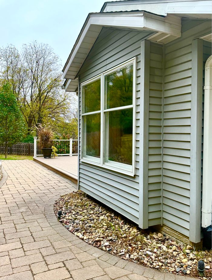 Home window and siding detail, Quad Cities